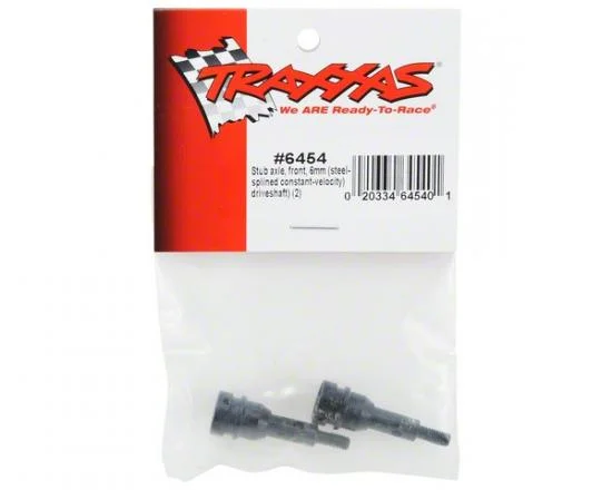 Traxxas Stub axle front 6mm (steel-splined constant-velocity driveshaft) (2) — image 3 of 3