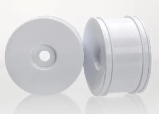 Traxxas Wheels dished (white dyeable) (front) (2) &mdash; image 2 of 3
