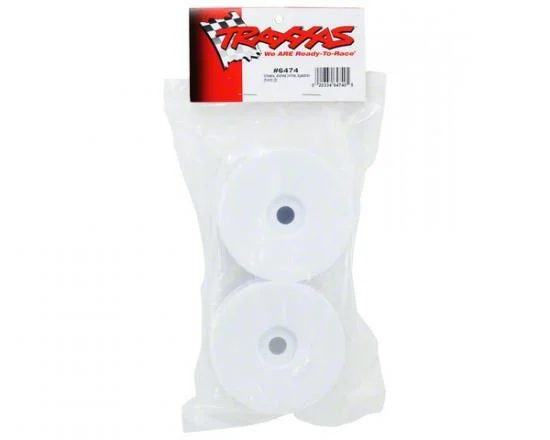 Traxxas Wheels dished (white dyeable) (front) (2) &mdash; image 3 of 3