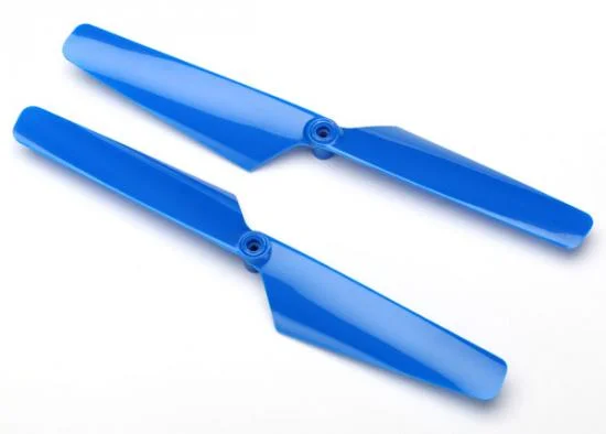 Traxxas Rotor blade set blue (2)/ 1.6x5mm BCS (2) — image 2 of 3