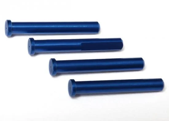 Main shaft - 7075-T6 Aluminium - blue-anodized (4)/ 1.6x5mm BCS — image 2 of 3