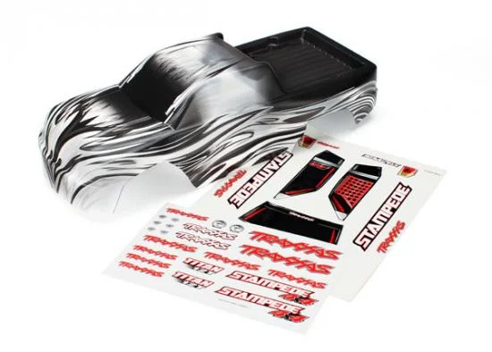 Traxxas Body Stampede 4X4 ProGraphix (Graphics are printed requires paint final color application)/ decal sheet — image 2 of 2