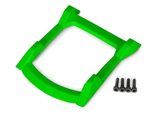 Traxxas Skid plate roof (body) (green)/ 3x12 CS (4) &mdash; image 2 of 2
