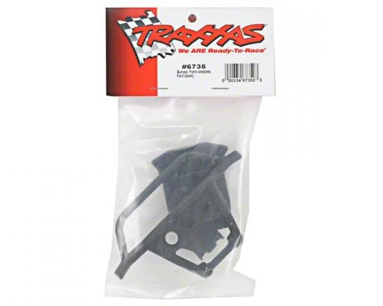 Traxxas Bumper front/ skidplate front (black) — image 3 of 3