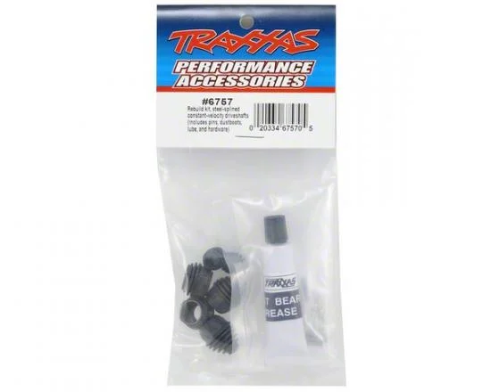 Traxxas Rebuild kit steel-splined constant-velocity driveshafts (includes pins dustboots lube and hardware) — image 3 of 3