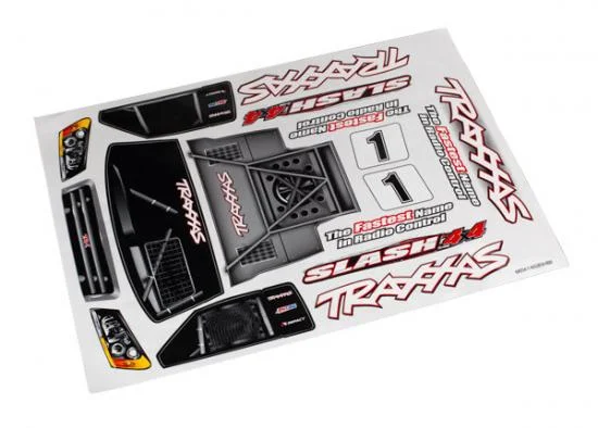 Traxxas Decal sheet Slash 4X4 — image 2 of 2