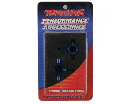 Traxxas 6061-T6 Aluminium Steering blocks (blue-anodized) — image 2 of 2