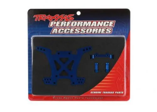 Traxxas 7075-T6 Aluminium Rear Shock Tower (blue-anodized) — image 2 of 3