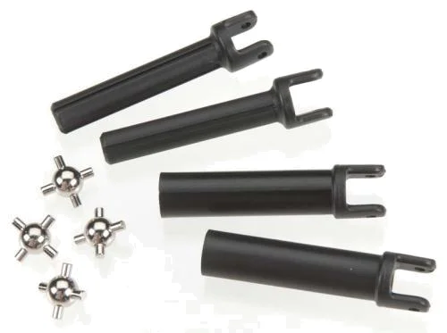 Traxxas Half shafts heavy duty (external splined (2)/ internal splined (2)/ metal u-joints (4) &mdash; image 2 of 3