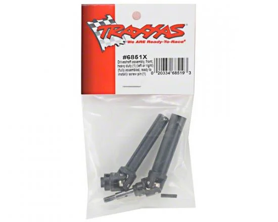 Traxxas Driveshaft assembly front heavy duty (1) (left or right) (fully assembled ready to install)/ screw pin (1) &mdash; image 3 of 3