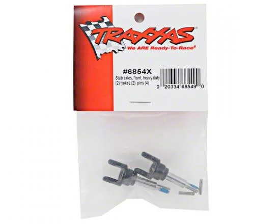 Traxxas Stub axles front heavy duty (2)/ yokes (2)/ pins (4) &mdash; image 3 of 3