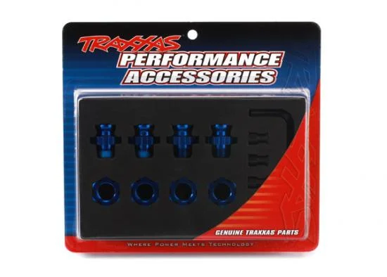 Traxxas Anodized Aluminium 17mm Hex Adapters  ( 4WD ) &mdash; image 2 of 3