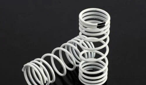 Traxxas Springs front (white) (progressive rate) (2) &mdash; image 2 of 3