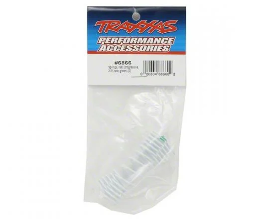 Traxxas Springs rear (progressive -10 rate green) (2) — image 3 of 3