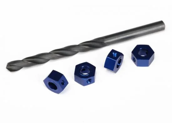 Traxxas Anodized Aluminium 12mm Hex Wheel Adapters for 6mm shafts — image 2 of 4