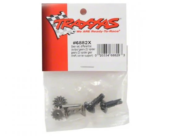 Traxxas Gear set differential (output gears (2)/ spider gears (2)/ spider gear shaft carrier support) &mdash; image 3 of 3