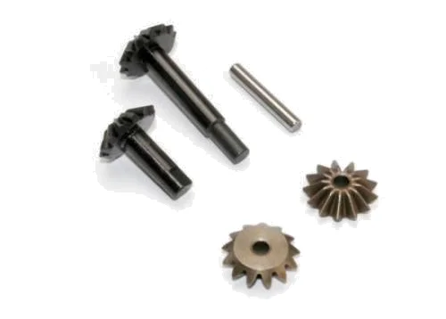 Traxxas Gear set center differential (output gears (2)/ spider gears (2)/ spider gear shaft) &mdash; image 2 of 3
