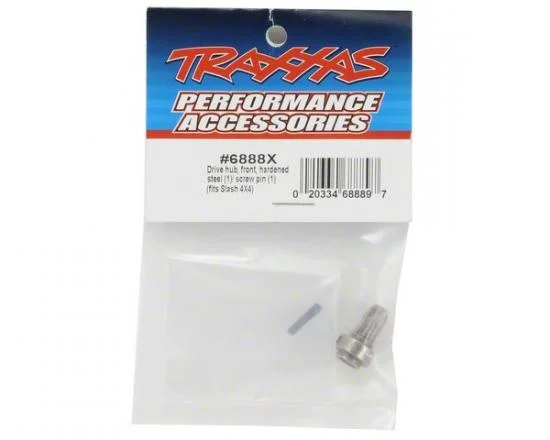Traxxas Drive hub front hardened steel (1)/ screw pin (1) — image 3 of 3