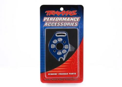 Traxxas 6061-T6 Aluminium Motor Plate (blue-anodized) &mdash; image 2 of 3