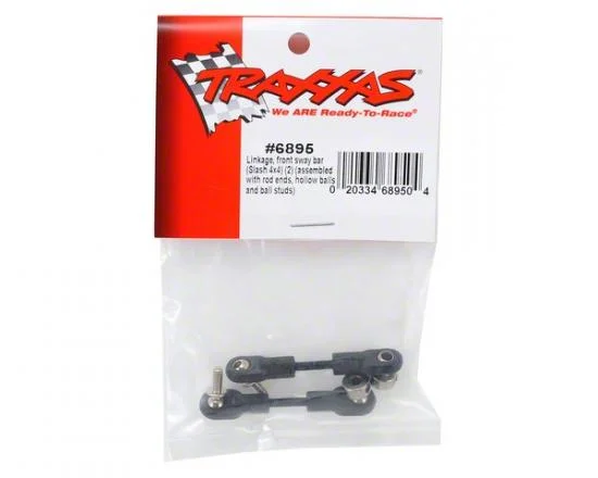 Traxxas Linkage front sway bar (2) (assembled with rod ends hollow balls and ball studs) &mdash; image 2 of 2