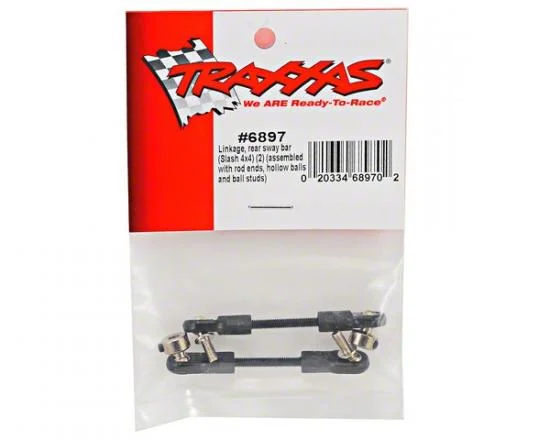 Traxxas Linkage rear sway bar (2) (assembled with rod ends hollow balls and ball studs) &mdash; image 2 of 2