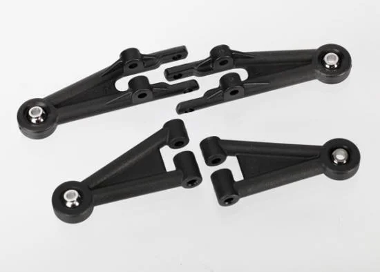 Traxxas Suspension arms front (2 lower 2 upper assembled with ball joints) &mdash; image 2 of 3