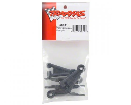 Traxxas Suspension arms front (2 lower 2 upper assembled with ball joints) &mdash; image 3 of 3