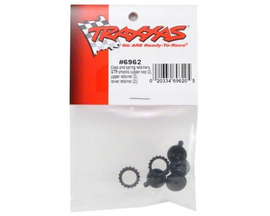 Traxxas Caps spring retainers GTR Shocks (upper cap (2) upper retainer (2) lower retainer (2) — image 3 of 3