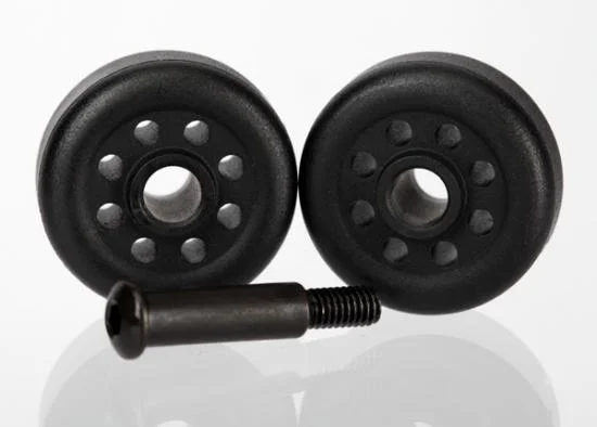 Traxxas Wheels (2)/ axle (1) (for wheelie bar 6978) — image 2 of 3