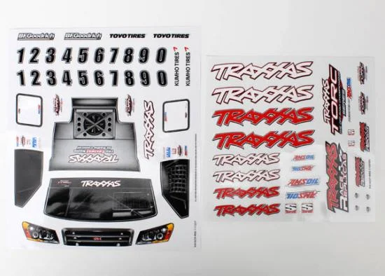 Traxxas Decal sheets 1:16 Slash 4WD team truck — image 2 of 2