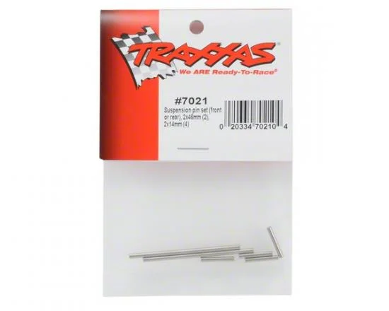 Traxxas Suspension pin set (front or rear) 2x46mm (2) 2x14mm (4) &mdash; image 3 of 3