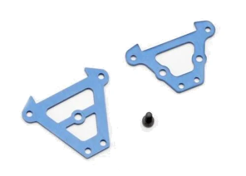 Traxxas Bulkhead tie bars front rear (blue-anodized Aluminium)/ 2.5x6 CS (1) — image 2 of 3