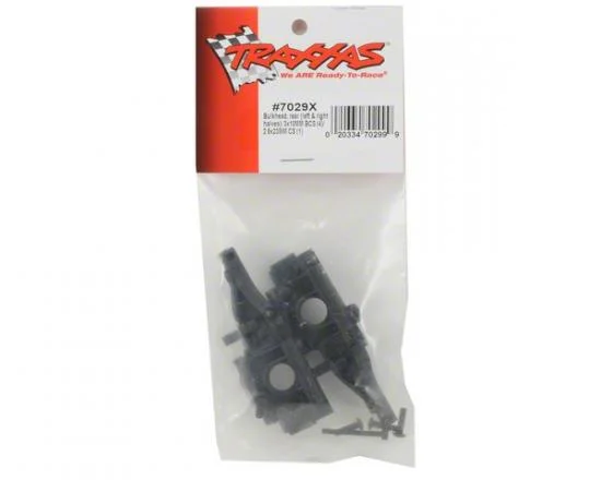 Traxxas Bulkhead rear (left right halves)/ 3x10MM BCS (4) — image 3 of 3