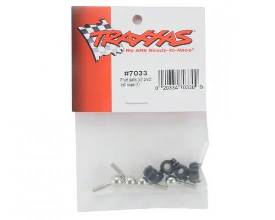 Traxxas Pivot balls (4)/ pivot ball caps (4) &mdash; image 2 of 2