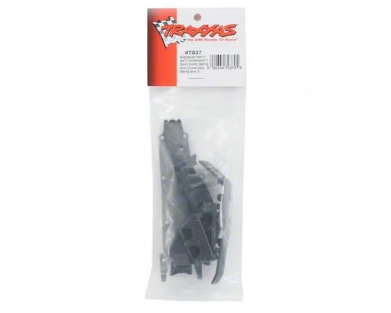 Traxxas Skidplate set front (1)/ rear (1)/ transmission (1)/ steering servo guards (2) / steering servo cover plate (1) &mdash; image 3 of 3