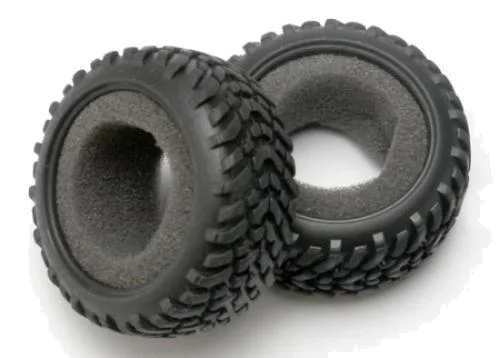 Traxxas Tires off-road racing SCT dual profile (1 each right left)/ foam inserts (2) &mdash; image 2 of 3