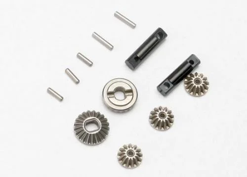 Traxxas Gear set differential (output gears (2)/ spider gears (3)/ differential output shafts (2)/ 1.5x6mm pin (3)/ 1.5x8mm pin (2) — image 2 of 3