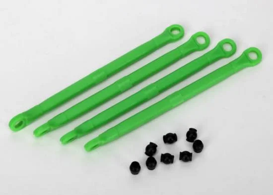 Traxxas Toe link front rear (molded composite) (green) (4)/ hollow balls (8) — image 2 of 3