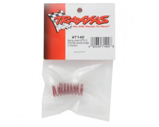 Traxxas Spring Shock (GTR) (0.82 rate double orange) (1 pair) — image 3 of 3