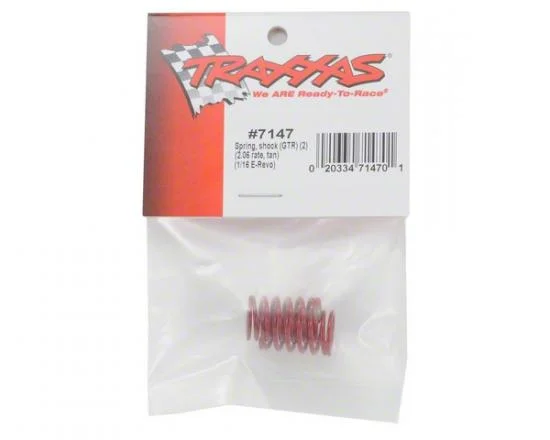 Traxxas Spring Shock (GTR) (2.06 rate tan) (1 pair) — image 3 of 3