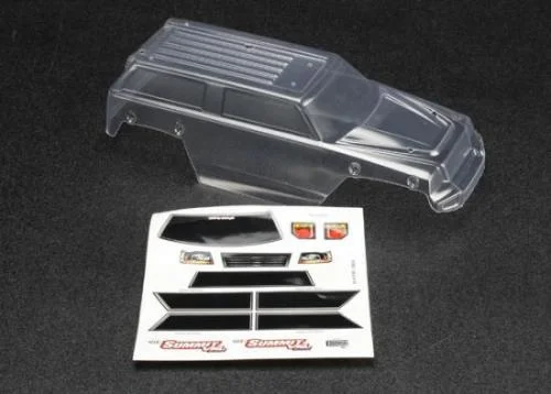 Traxxas Body 1:16 Summit (clear requires painting)/ grill lights decal sheet — image 2 of 3
