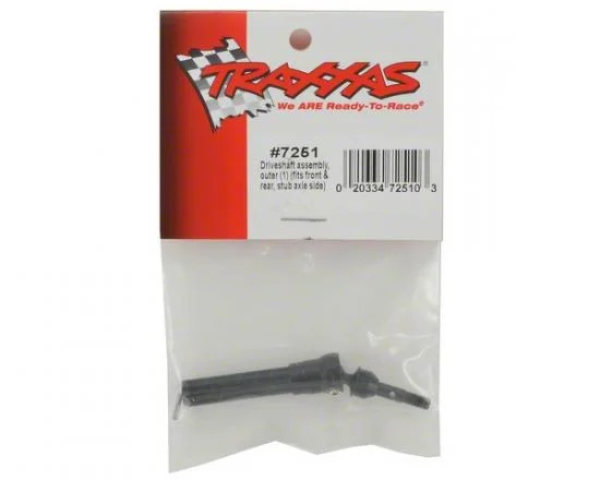 Traxxas Driveshaft assembly outer (1) (fits front rear stub axle side) — image 3 of 3