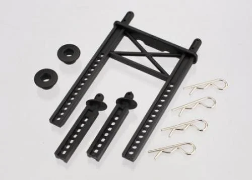Traxxas Body mount rear/ body mount posts front (2)/body washer rear (2) (for Fiesta/Rally body) &mdash; image 2 of 3