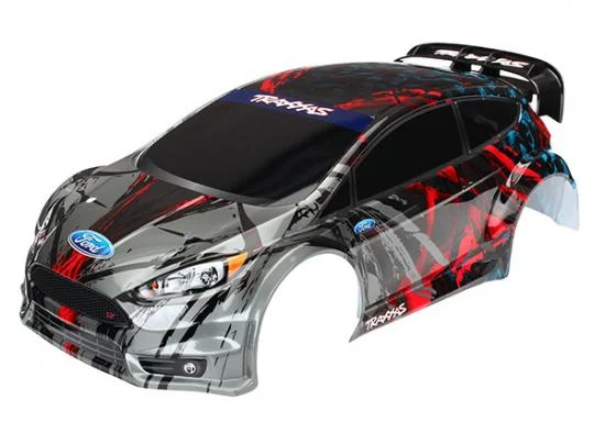 Traxxas Body Ford Fiesta ST Rally (painted decals applied) — image 2 of 2