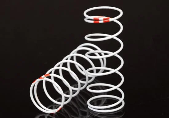Traxxas Spring Shock white (GTR long) (0.623 rate orange) (1 pair) &mdash; image 2 of 3