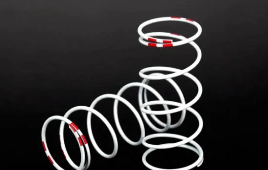 Traxxas Spring Shock white (GTR long) (0.810 rate pink) (1 pair) — image 2 of 3