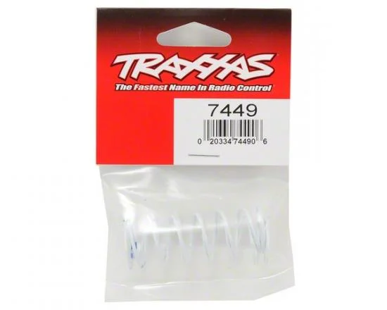 Traxxas Spring Shock white (GTR xx-long) (1.004 rate blue) (1 pair) — image 3 of 3