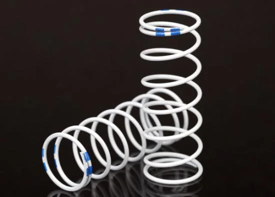 Traxxas Spring Shock white (GTR xx-long) (1.004 rate blue) (1 pair) — image 2 of 3
