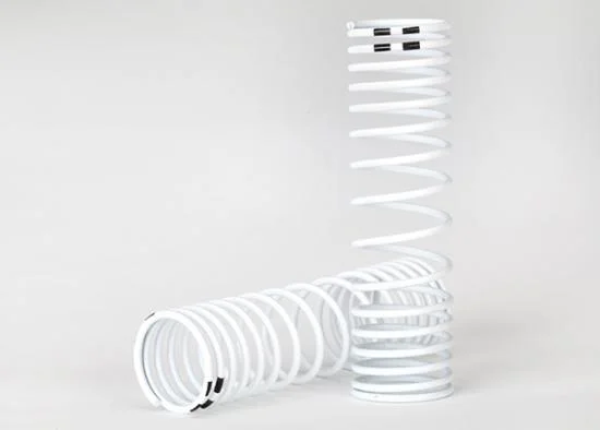 Traxxas Springs rear (white) (progressive rate) (2) — image 2 of 2