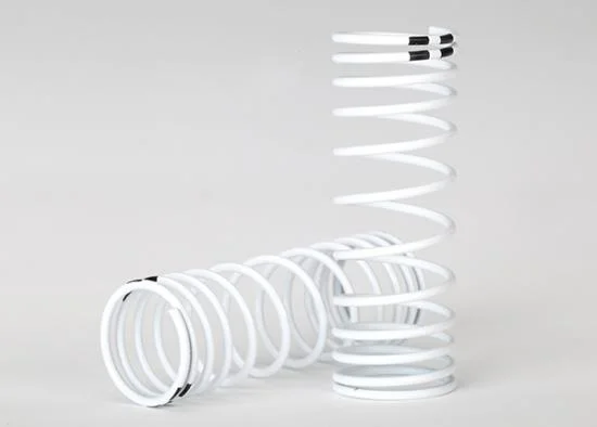 Traxxas Springs front (white) (progressive rate) (2) — image 2 of 2